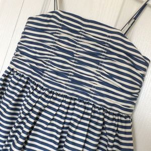 Beautiful dress white and blue stripes
